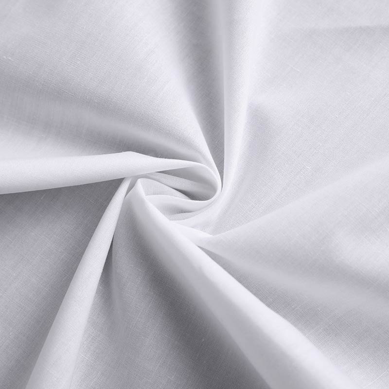 45S T186 Bleached White Poly Cotton Pocketing Fabric for Garment ...