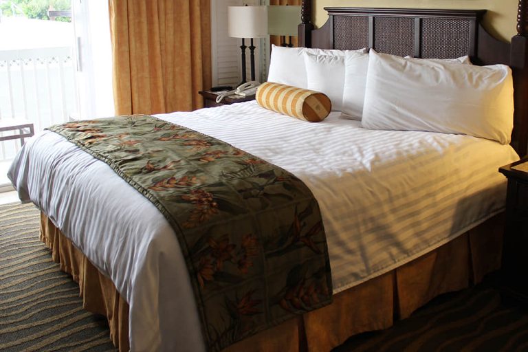 Typical Hotel Bedding Provided to Customers